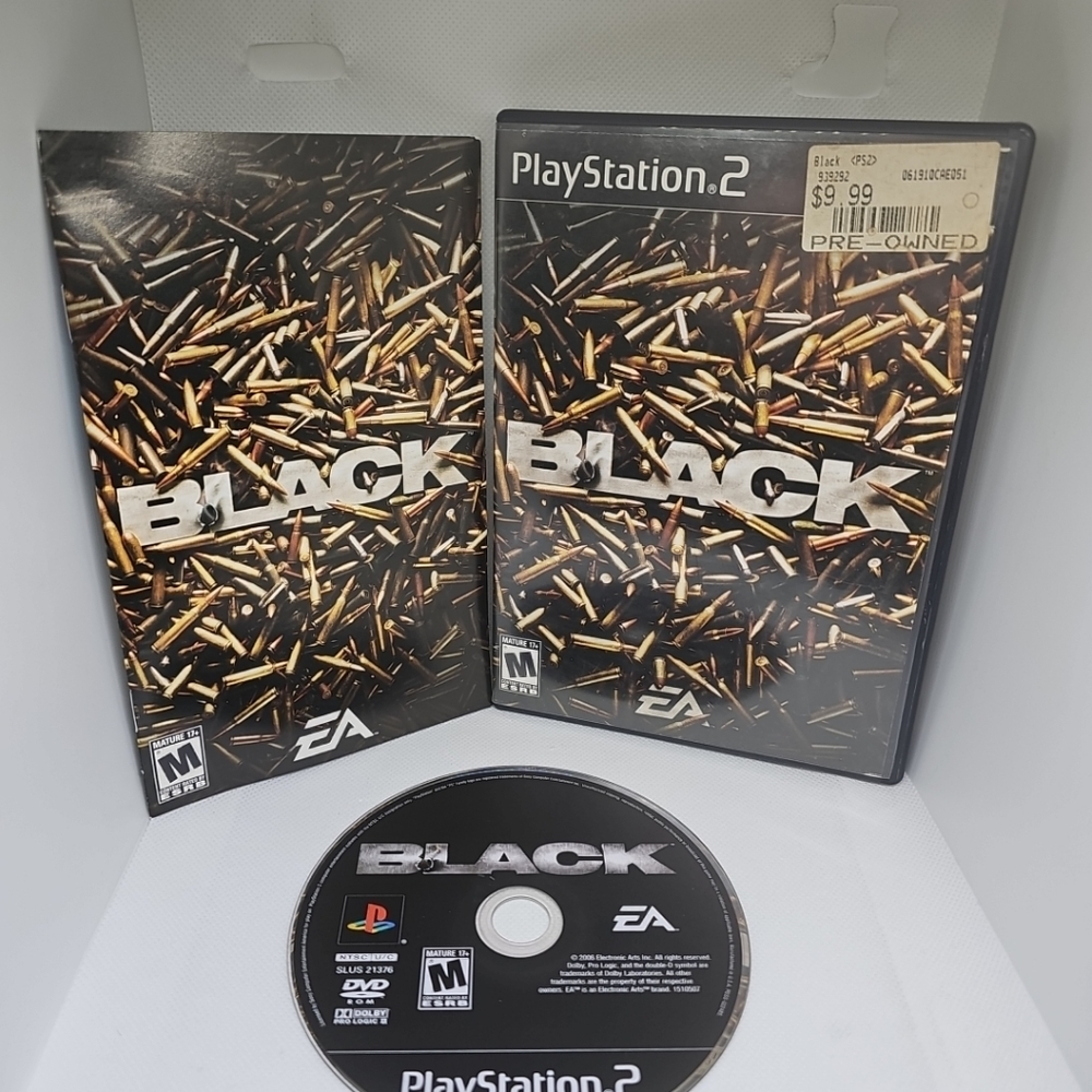 Black (Sony PlayStation 2, EA, 2006) - TESTED